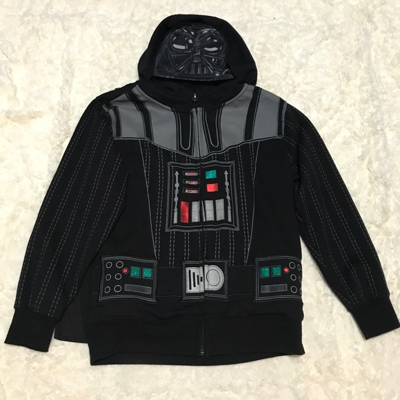 Toddler Star Wars Darth Vader Hoodie Jacket with Cape Size 12 M